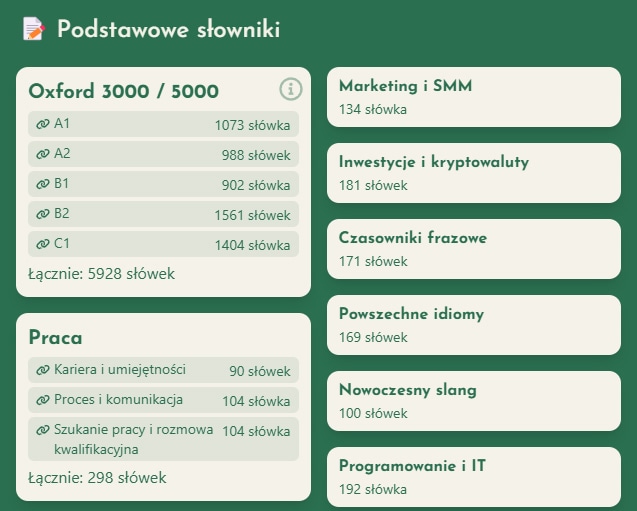 Słowniki