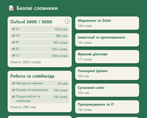 Іспанські словники для навчання на Ummmy