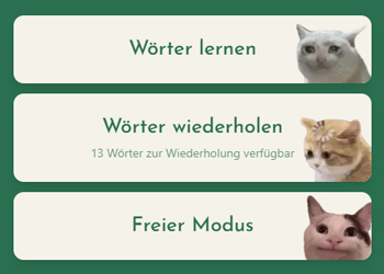 Wörter mit Spaced Repetition lernen
